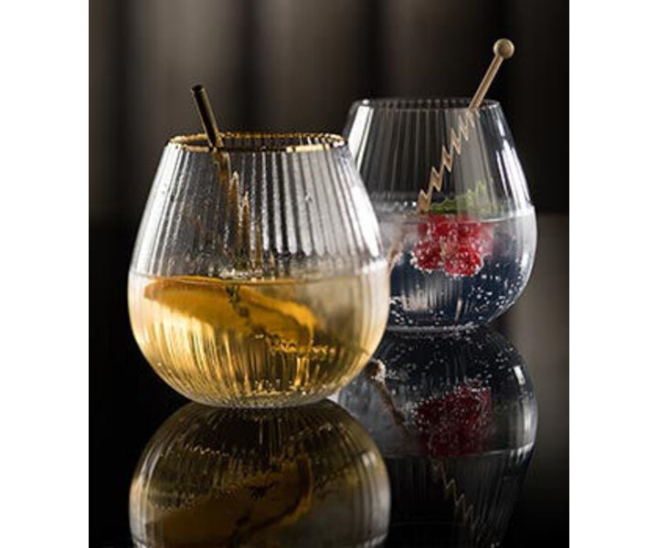 M&T Hayworth stemless gin glass 65 cl Gold