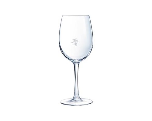 CHEF & SOMMELIER  Wine glass 35 cl Cabernet with " grape " line on 10, 12,5 and 15 cl