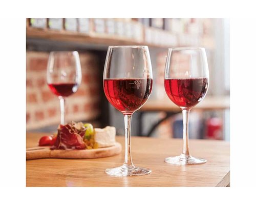 CHEF & SOMMELIER  Wine glass 35 cl Cabernet with " grape " line on 10, 12,5 and 15 cl