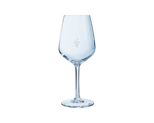 ARCOROC  Wine glass 30 cl  Juliette  with " grape " line on 10, 12,5  and 15 cl