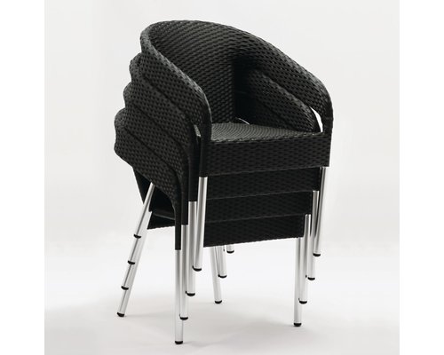 M&T Fauteuil bistro en rotin