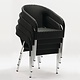 M&T Wicker Wraparound Bistro Chair