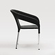 M&T Wicker Wraparound Bistro Chair