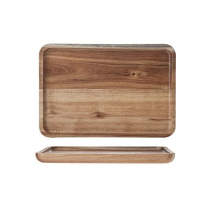 M & T  Serving tray acacia wood 29 x 18 x 1,6 cm