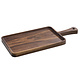 M & T  Serving tray with handle acacia wood  39 x 18 x 2 cm