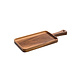 M & T  Serving tray with handle acacia wood  36x15x 2 cm