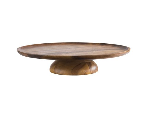 M & T  Cake stand acacia wood