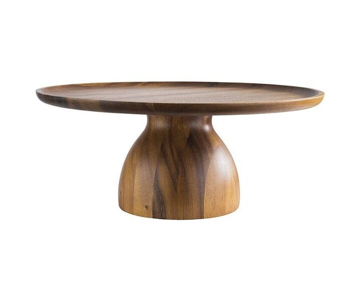 M&T Cake stand acacia wood  high shape