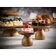 M & T  Cake stand acacia wood