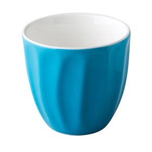 M & T  Tasse à café 18 cl sans anse bleue