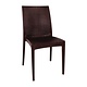 M&T Bistro side chair brown PP ratan