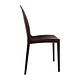 M & T  Bistro side chair brown PP ratan