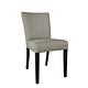 M & T  Contemporary dining  chair natural hessian