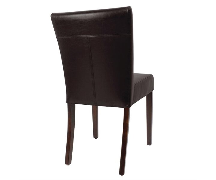 M&T Chaise contemporaine marron foncé