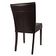 M & T  Contemporary dining  chair dark brown