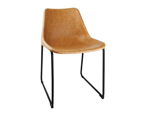 M & T  Side chair with camel seat