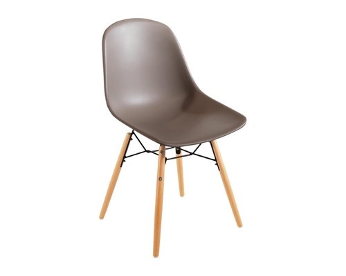 M & T  Chair brown polypropylene