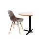 M & T  Chair brown polypropylene