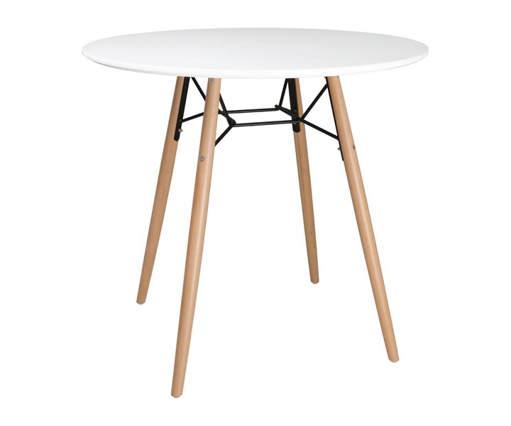 M&T Round table 80 cm white