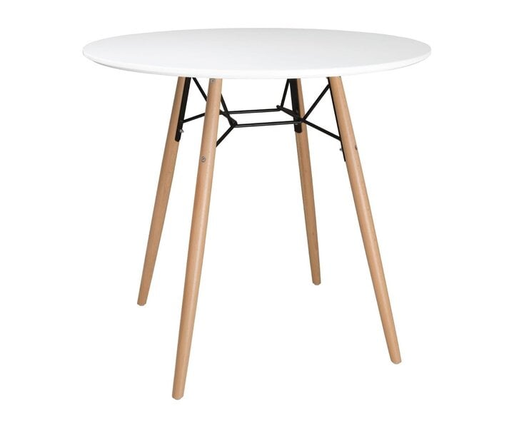 M&T Table ronde 80 cm blanche