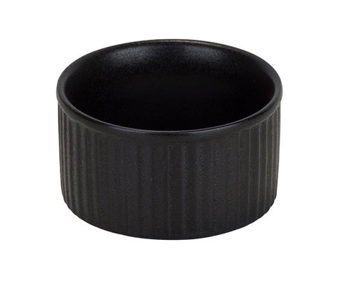 M&T Ramekin black stoneware