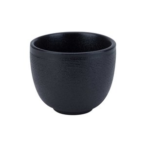 M & T  Mug black stoneware