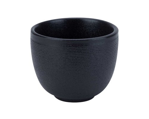 M & T  Mug black stoneware