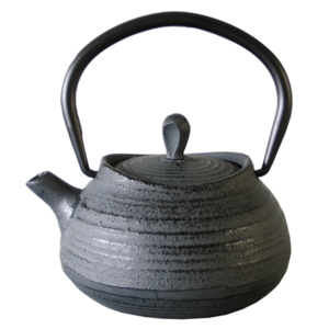 M & T  Teapot 40 cl grey cast iron