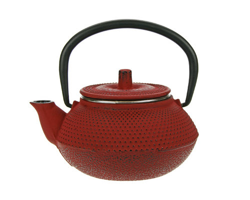 M & T  Teapot 30 cl red cast iron