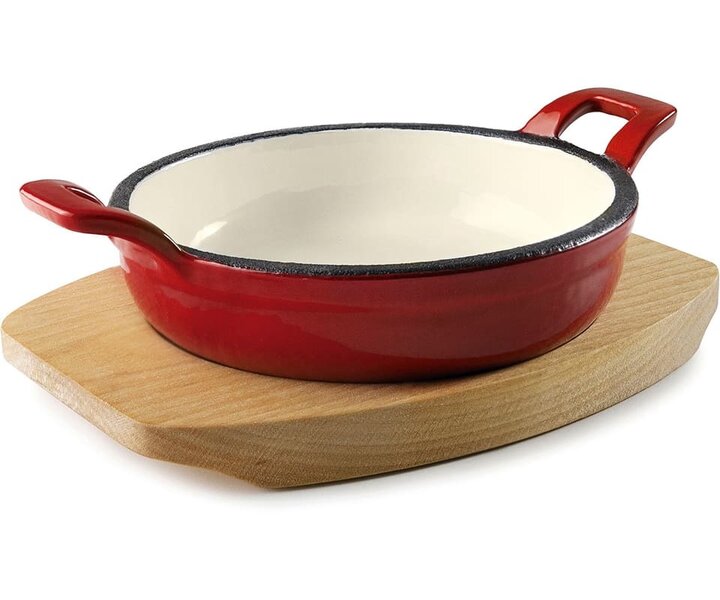 M&T Plat à gratin 16 cm fonte émaillée