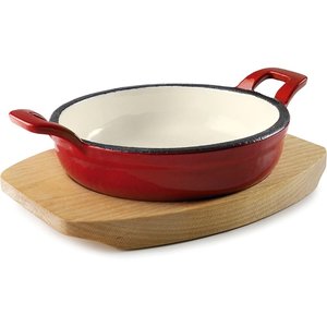 M & T  Round gratin dish 12 cm cast iron