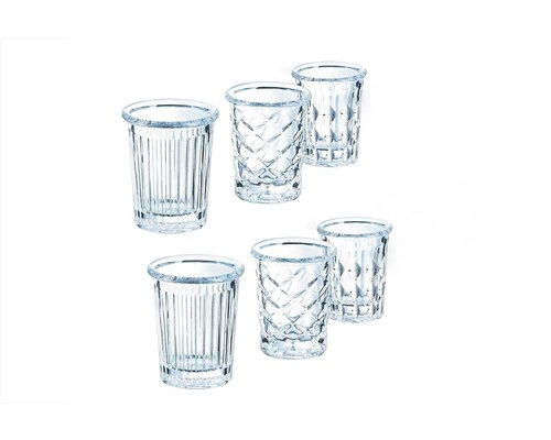 ARCOROC  Shot glas / shooter / amuse 3,4 cl set van 12 assorti glaasjes New York