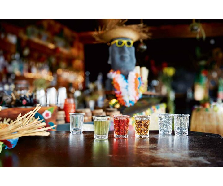 ARCOROC  Shot glass / shooter 3,4 cl set of 12 assorted glasses  New York