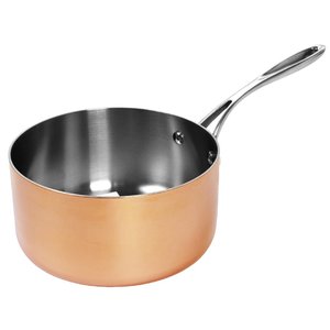 VOGUE  Poelon - Casserole 18 cm cuivre / inoxydable