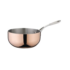 VOGUE  Sautepan conical 20 cm copper / stainless steel