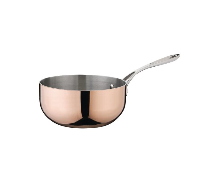 VOGUE  Sautepan conical 20 cm copper / stainless steel