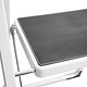 M&T Foldaway step stool made from durable sturdy steel with 2 treads.