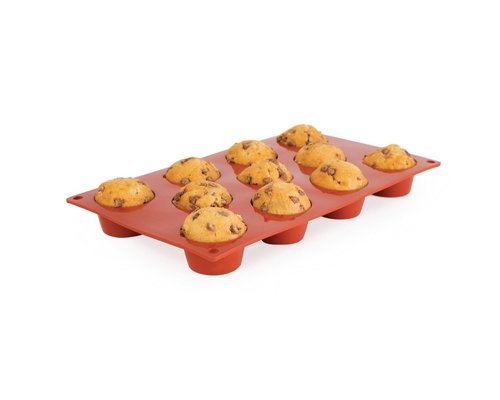 PAVONI  Pastry mould flexible silicone 11 mini muffins