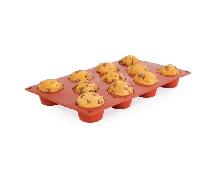 PAVONI  Patisserie vorm flexibel anti-aanbak silicone voor 11 mini muffins