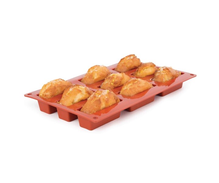 PAVONI  Moule à patisserie en silicone souple 9 mini cakes