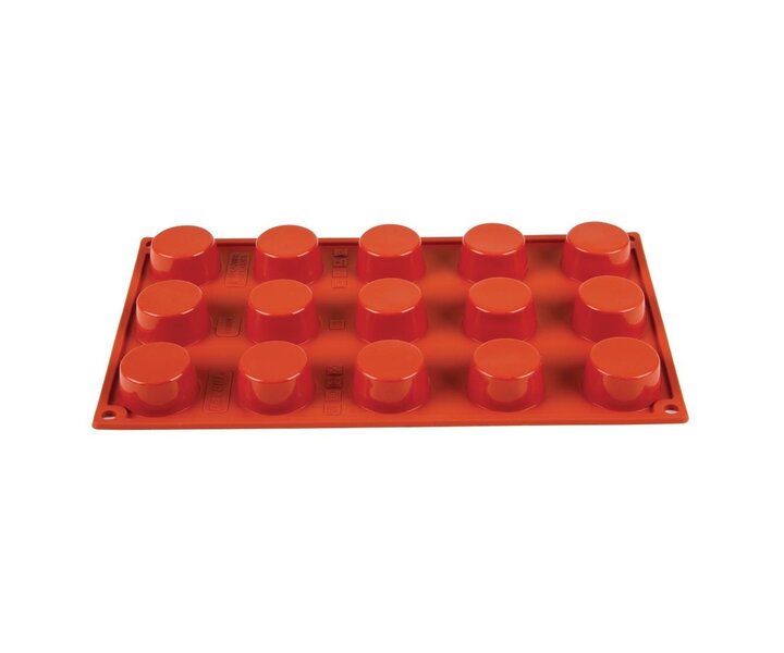 PAVONI  Moule à patisserie en silicone souple 15 petits fours