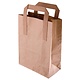 FIESTA GREEN Recycled Brown Paper Carrier Bags Large (Pack of 250)