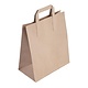 FIESTA GREEN Recycled Brown Paper Carrier Bags  small (Pack of 250)