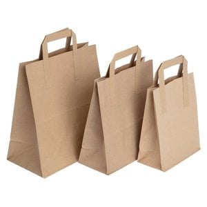 FIESTA GREEN Sacs en papier recyclé marron medium( emballage de 250 pcs )