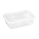FIESTA GREEN Plastic microwavable containers 65 cl  with lid (Pack of 250)