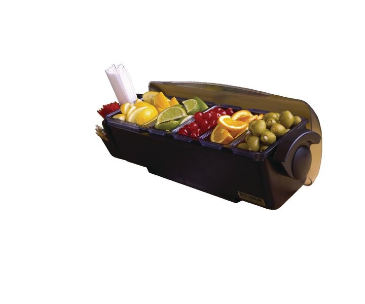 SAN JAMAR  Ingredients holder 5 pcs with rolltop lid