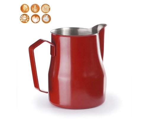 LACOR Pot crémier inoxydable 50 cl  rouge