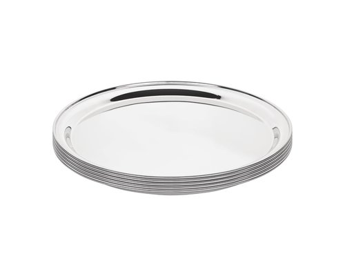 M&T Plateau de service rond en inoxydable 30,5 cm