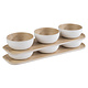 M & T  Serving set melamine 4 pcs