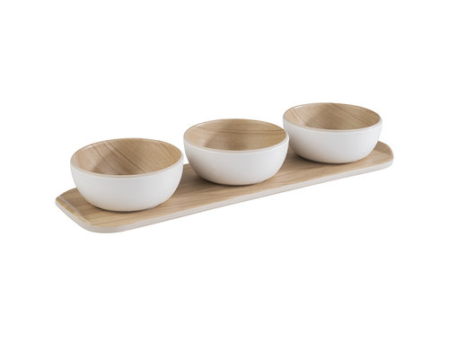 M & T  Serving set melamine 4 pcs